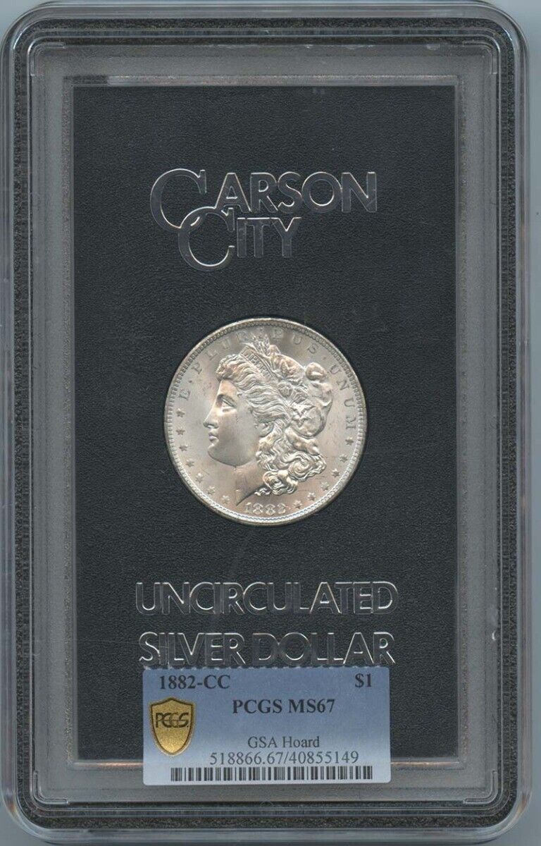 1882-CC  $1 Morgan Dollar GSA PCGS MS67