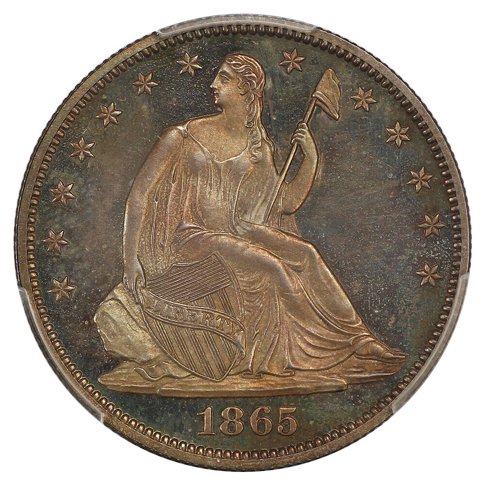 1865 50C PCGS PR66