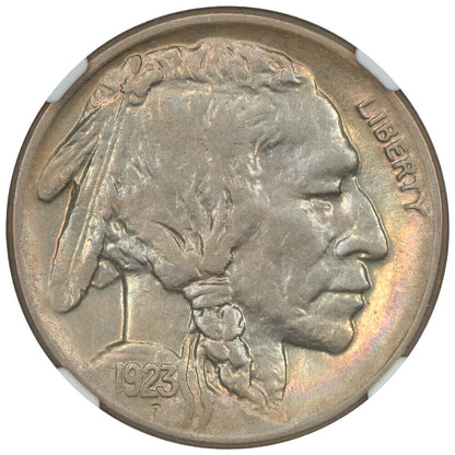 1923-S 5C NGC AU55 - Buffalo Nickel - Better Date S-Mint