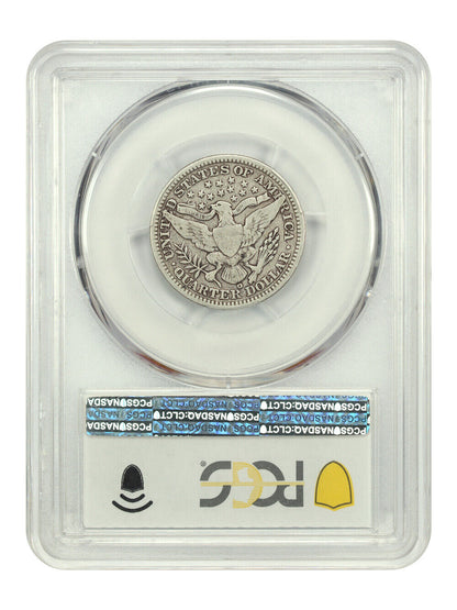 1909-O 25C PCGS F15 - Barber Quarter - Scarce, Underrated Date