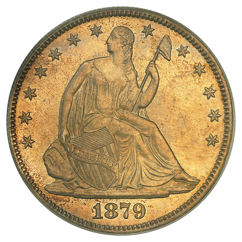 1879 50C PCGS MS63 - Liberty Seated Half Dollar