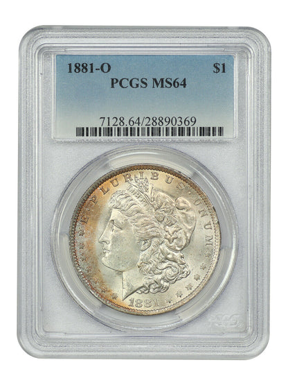 1881-O $1 PCGS MS64 - Morgan Dollar