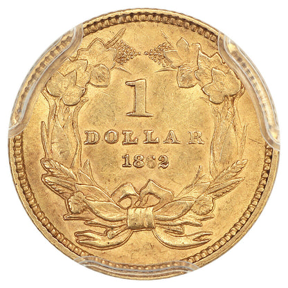 1862 G$1 PCGS AU58 - Gold Dollar - Civil War Era Gold Dollar