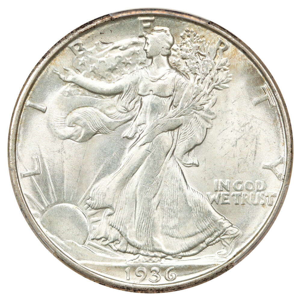 1936-D 50C PCGS MS64 - Walking Liberty Half Dollar