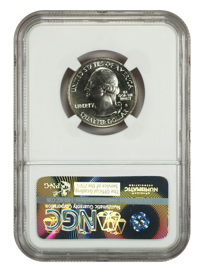 2015-S 25C Saratoga NP NGC MS67PL - Type 1 - Clad