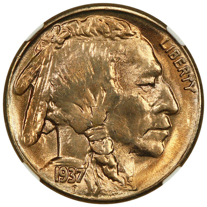 1937-S 5C CACG MS66 - Buffalo Nickel