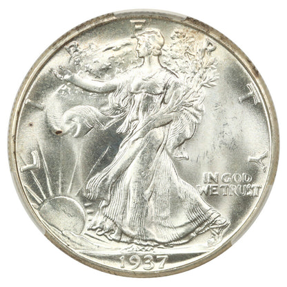 1937-D 50C CACG MS66 - Walking Liberty Half Dollar