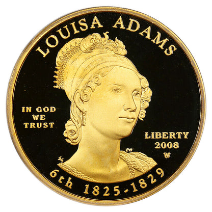 2008-W Louisa Adams $10 PCGS Proof 69 DCAM