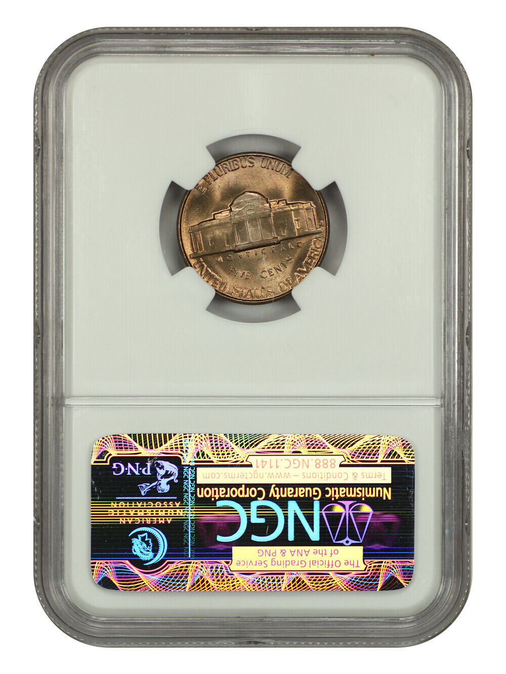 1950-D 5C NGC MS66 - Jefferson Nickel