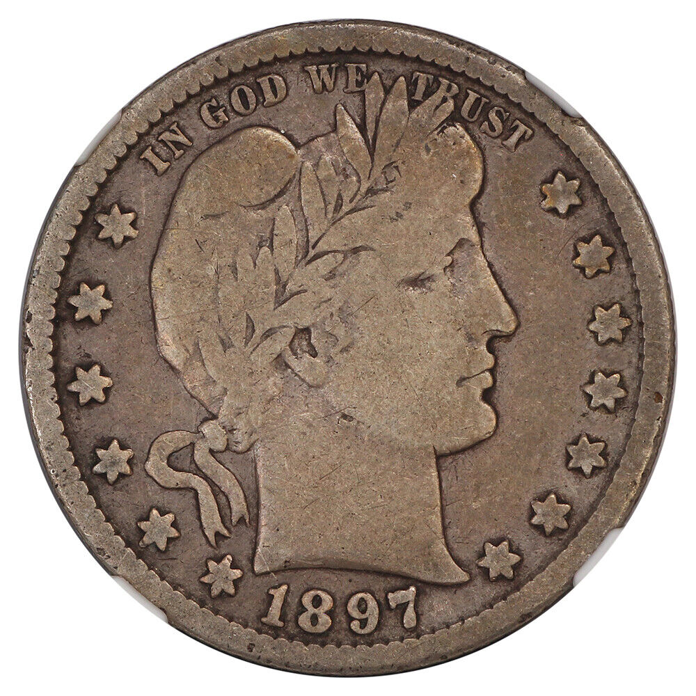 1897-S 25C NGC VG10 - Barber Quarter