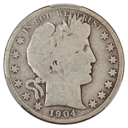 1904-S 50C CACG Good 04 - Barber Half Dollar