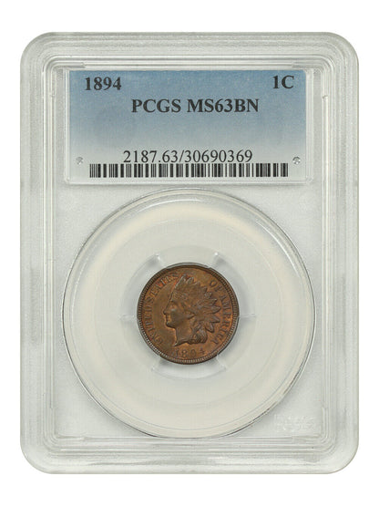 1894 1C PCGS MS63BN - Indian Cent - Better Date