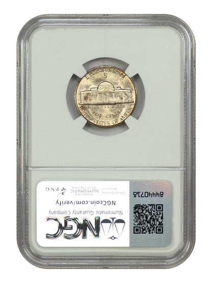 1944-S 5C NGC MS67 - Jefferson Nickel