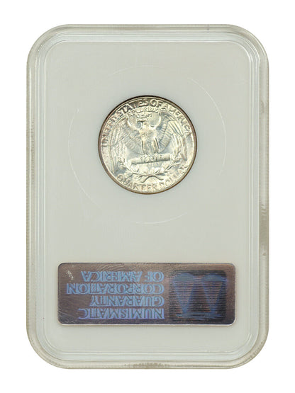 1943 25C NGC MS67 (OH) - Washington Quarter - Old NGC Holder