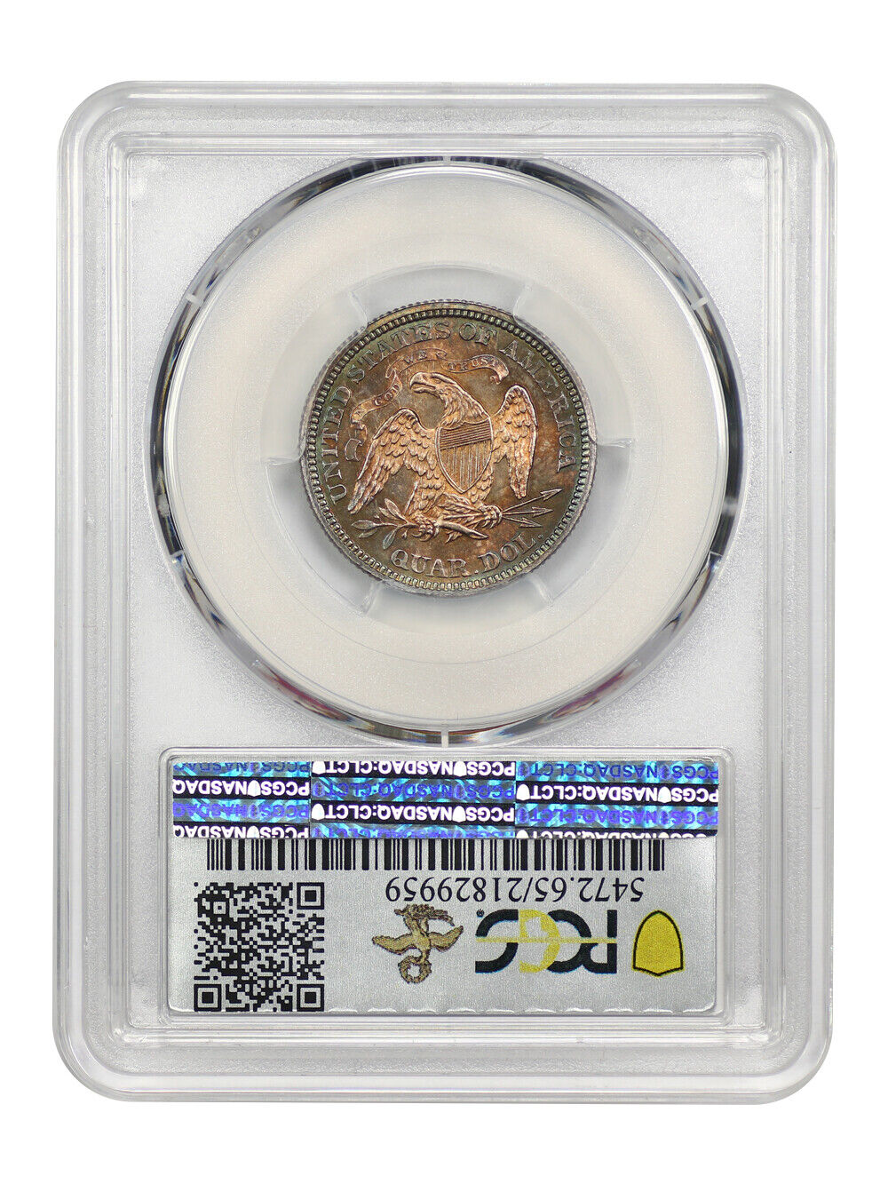 1868 25C PCGS MS65 ex: D.L. Hansen