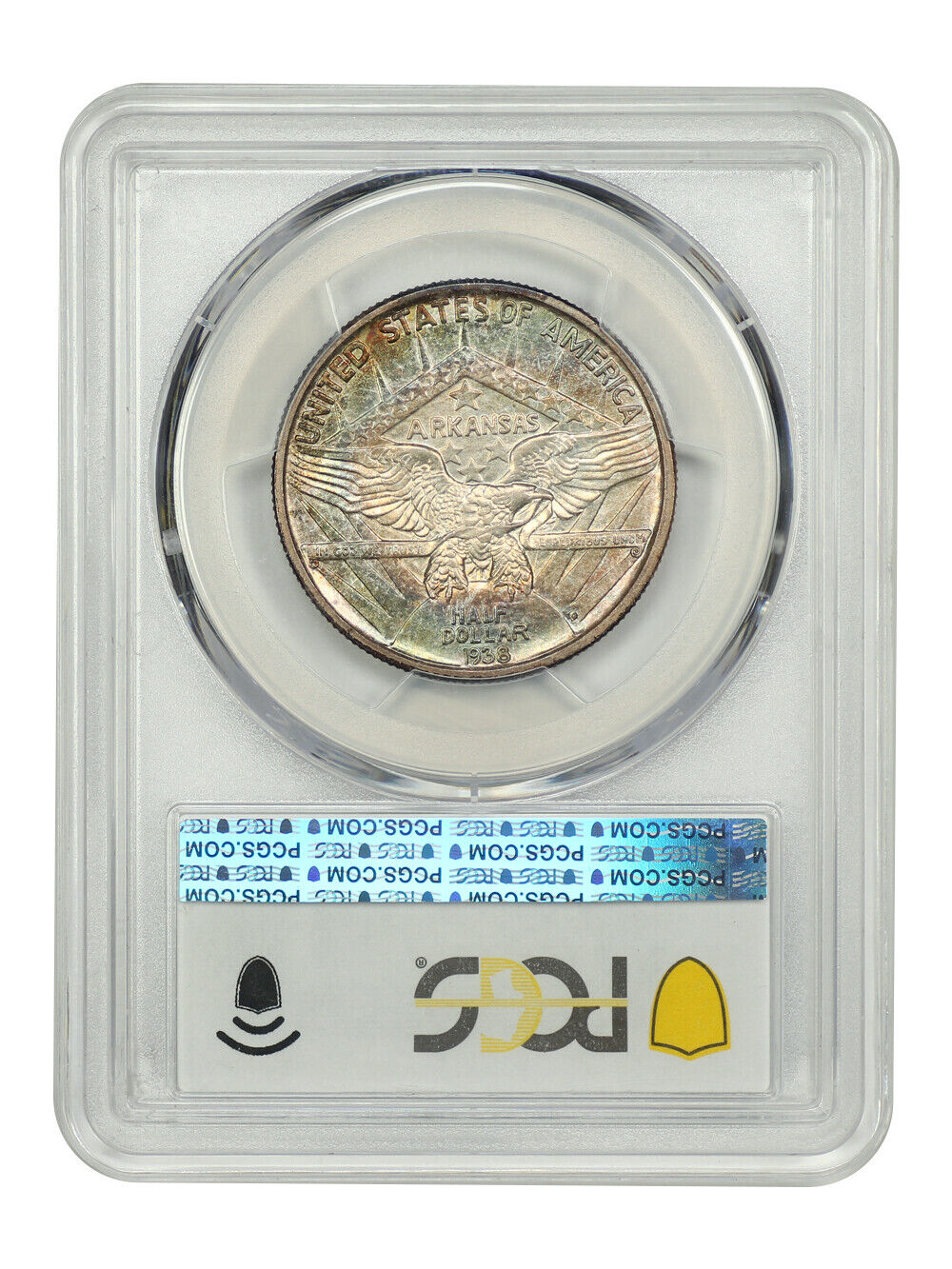 1938-D 50C Arkansas PCGS MS67 - Classic Silver Commemorative - Low Mintage Issue
