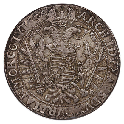 Hungary: 1656KB Taler NGC AU58 (DAV-3198) - Other - Fantastic Design