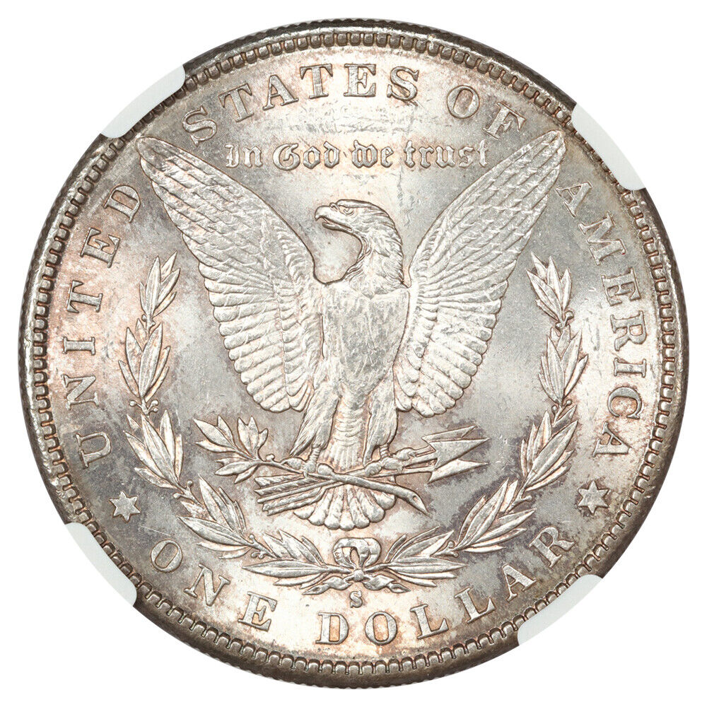 1885-S $1 NGC MS62 - Morgan Dollar