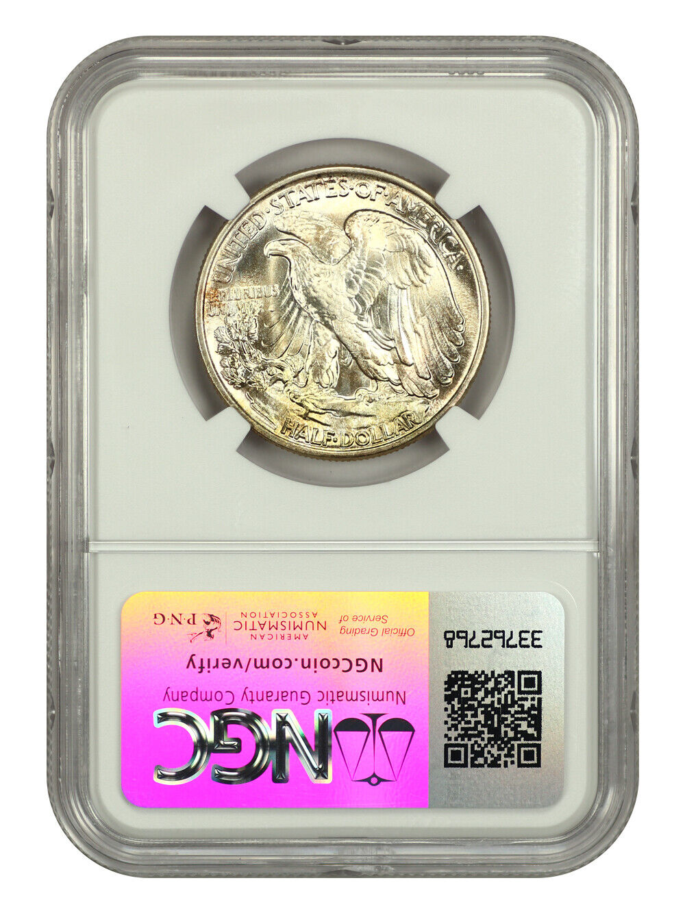 1943 50C NGC MS67 - Walking Liberty Half Dollar