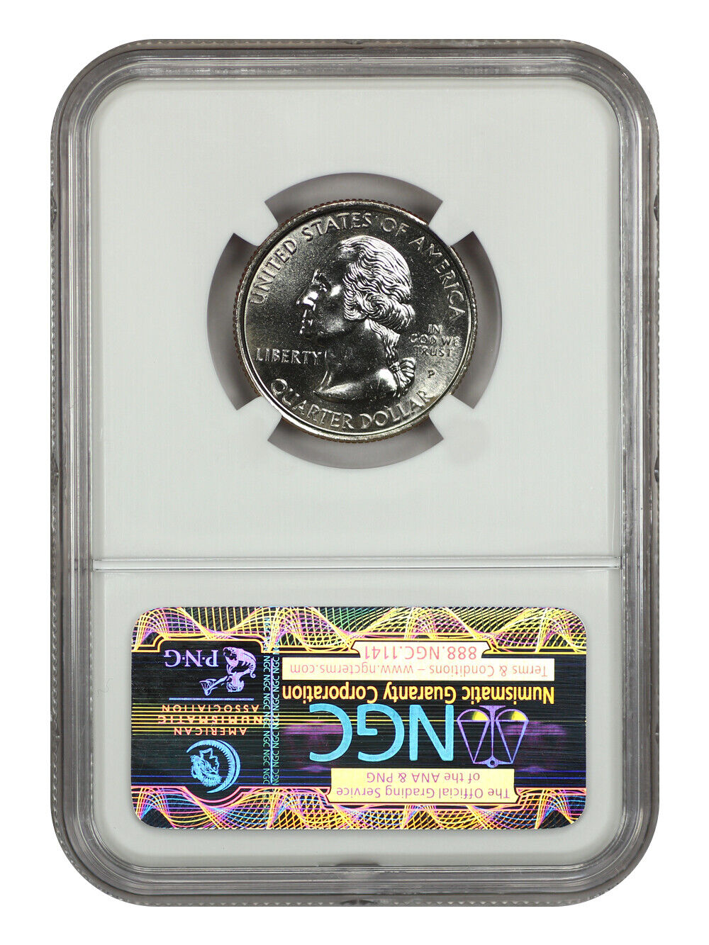 1999-P 25C Connecticut NGC MS67 - Washington 50 States Quarters