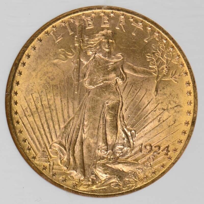 1924 Saint-Gaudens $20 NGC MS63