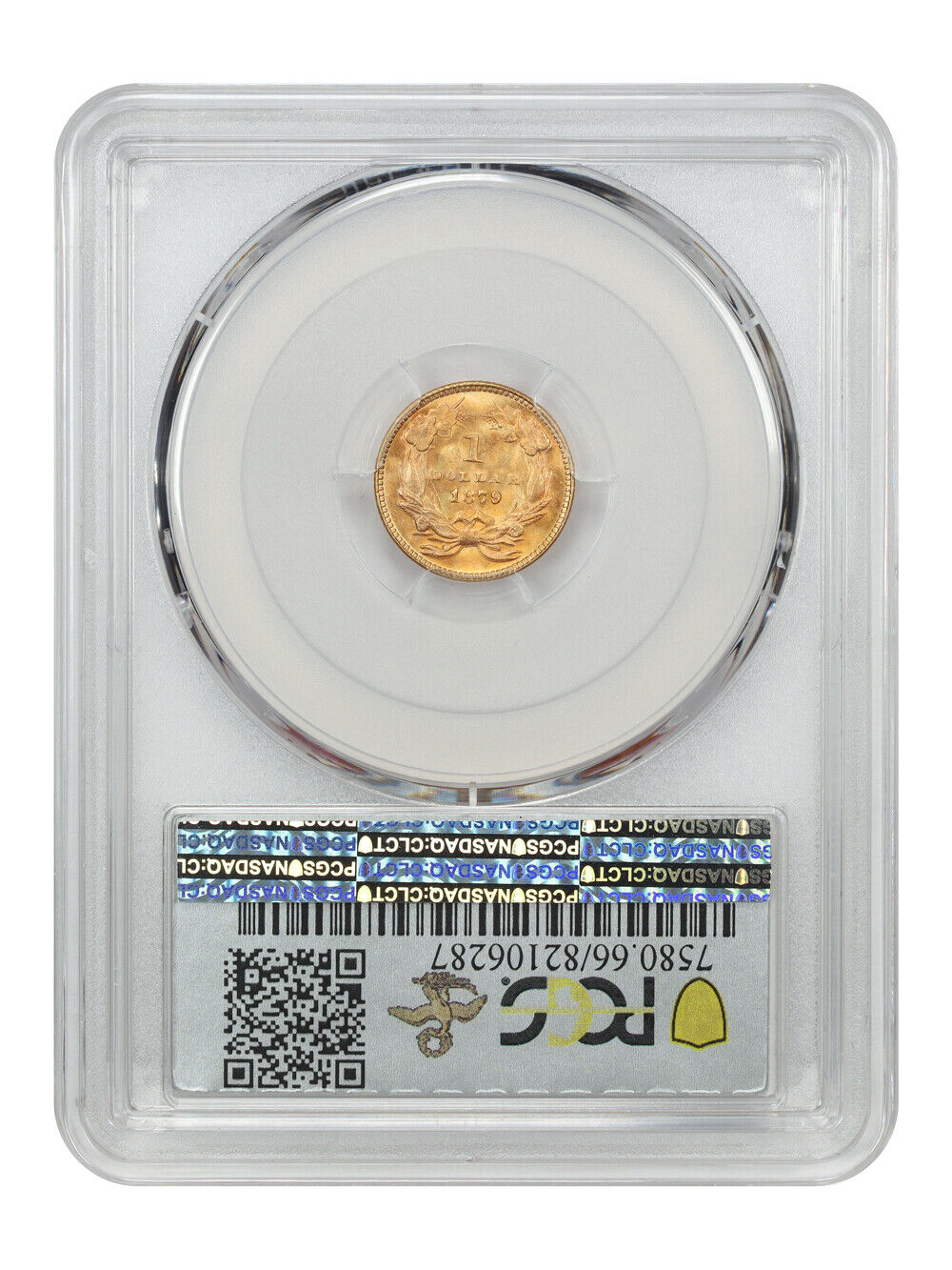 1879 G$1 PCGS MS66 ex: D.L. Hansen