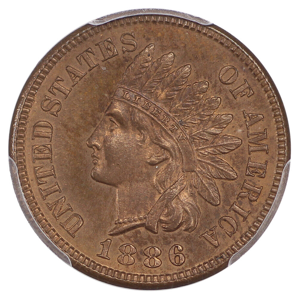 1886 1C PCGS PR65BN (Variety 1)