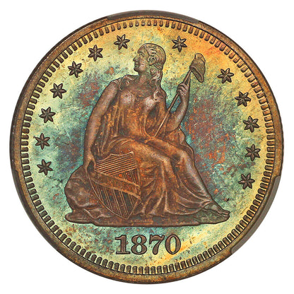 1870 25C CACG PR66 ex: D.L. Hansen - Liberty Seated Quarter