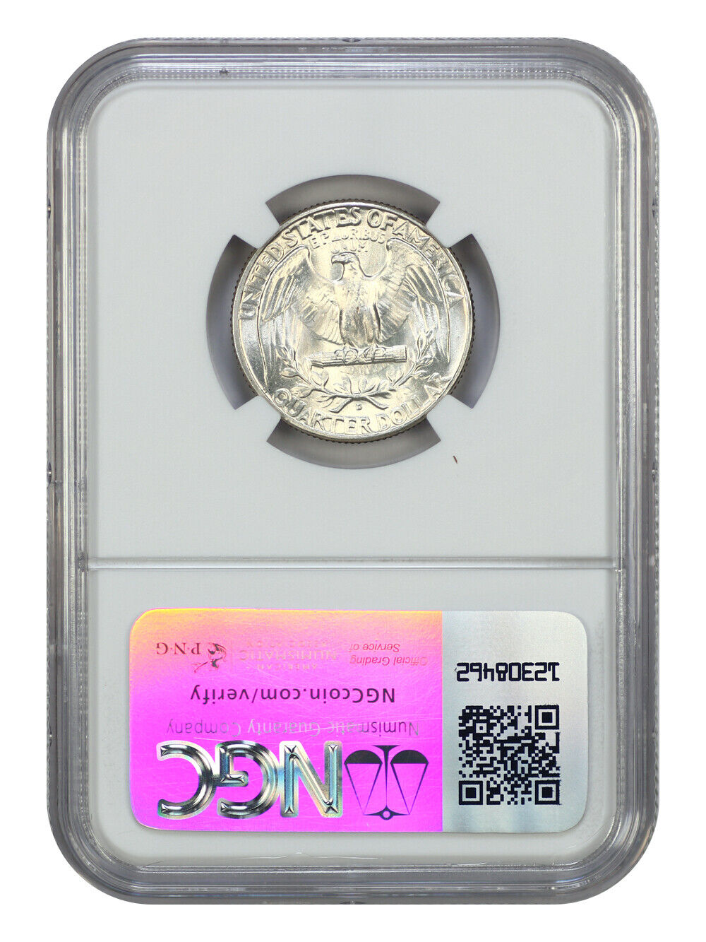 1939-D 25C NGC MS64 - Washington Quarter