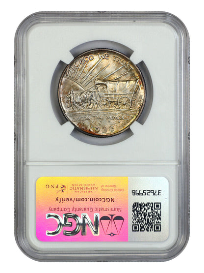 1936 50C Oregon NGC MS67 - Classic Silver Commemorative - Low Mintage Issue