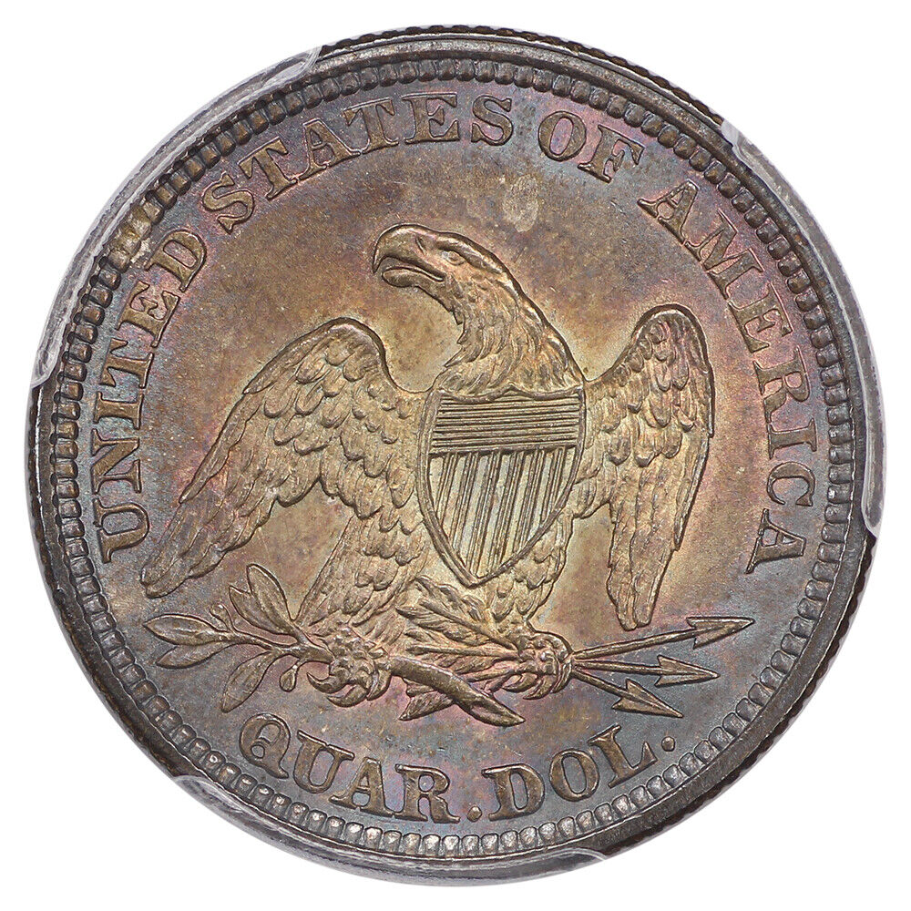 1861 25C PCGS MS64 ex: D.L. Hansen