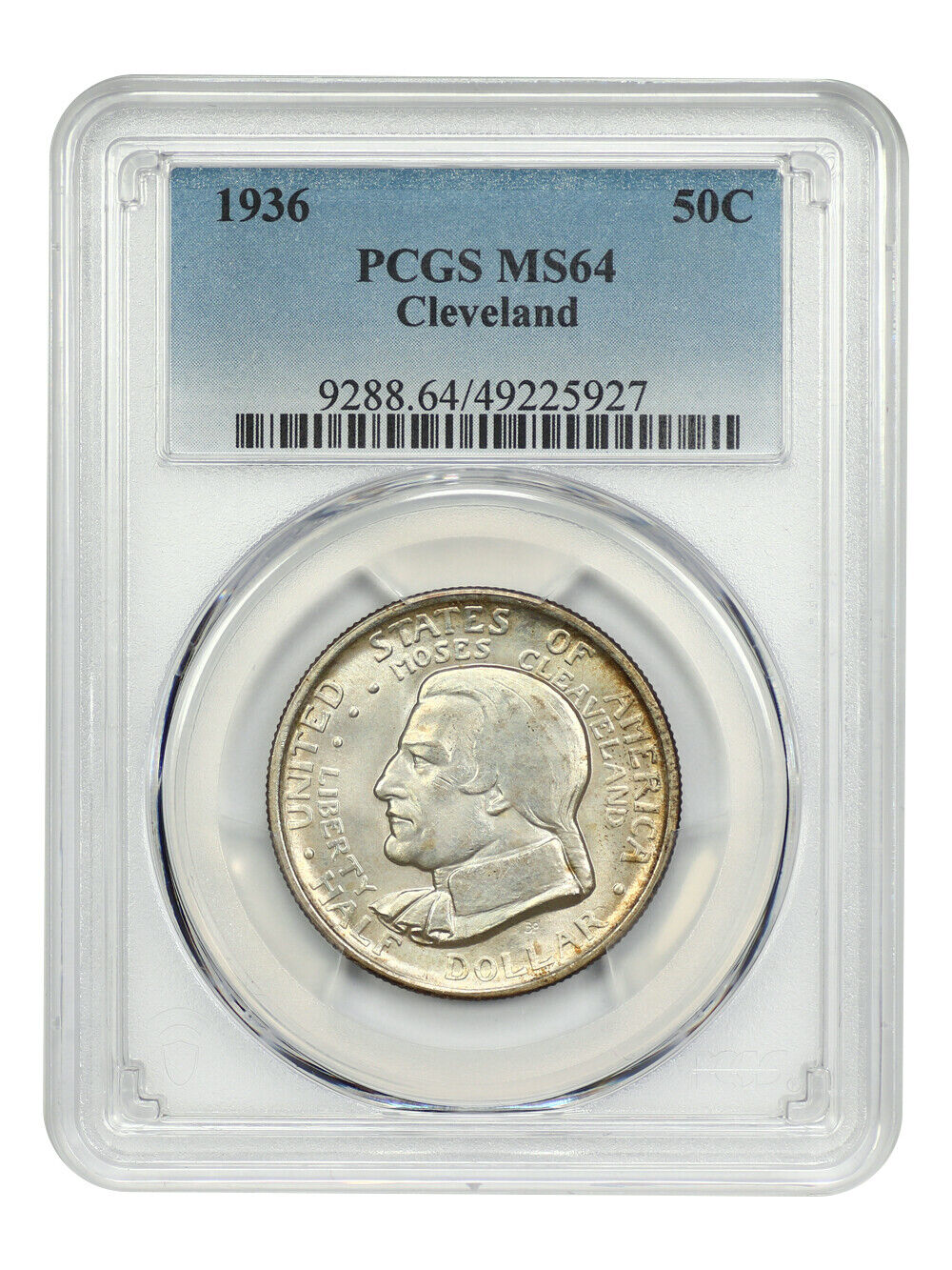 1936 50C Cleveland PCGS MS64