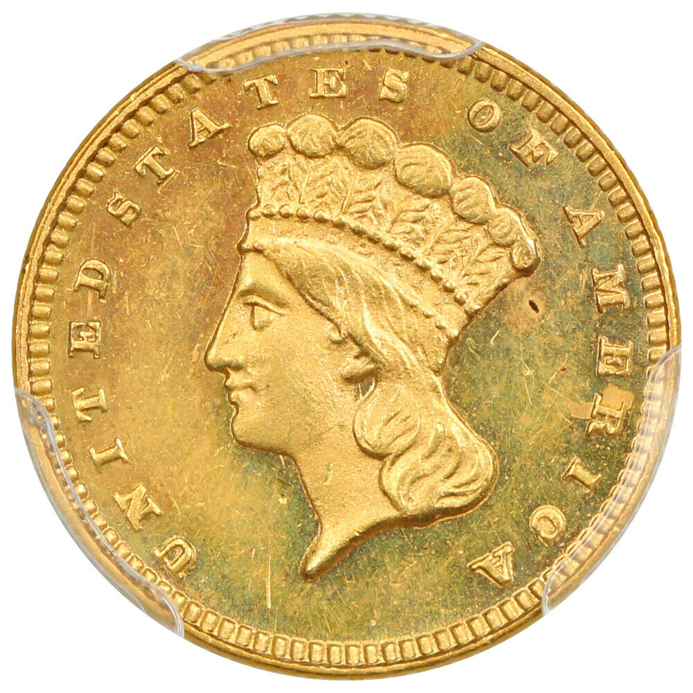 1875 G$1 PCGS MS63 ex: D.L. Hansen