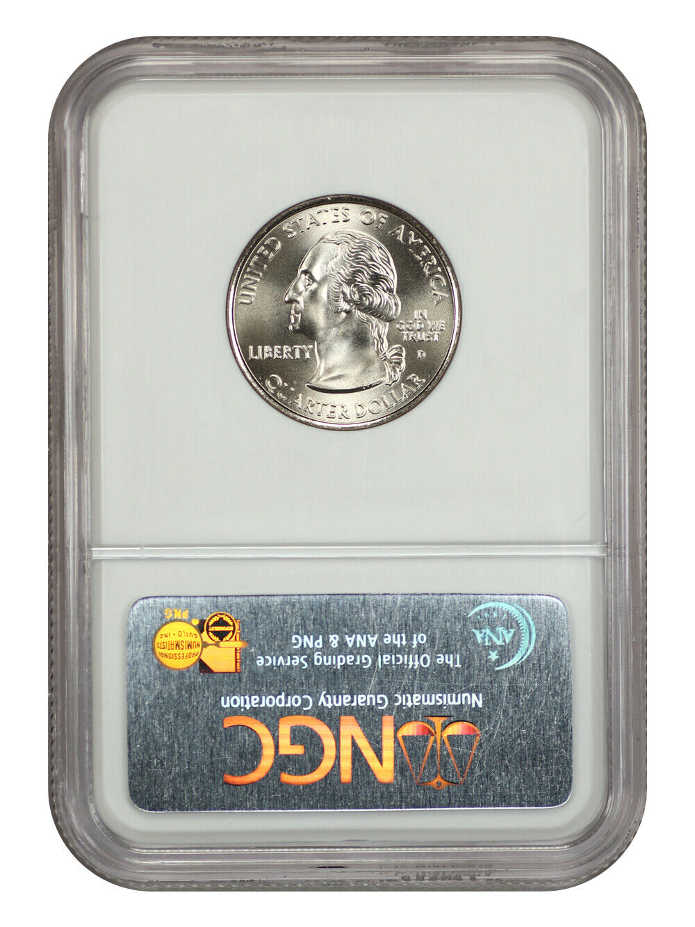 2006-D 25C North Dakota NGC SP69 (Satin Finish) - Washington 50 States Quarters