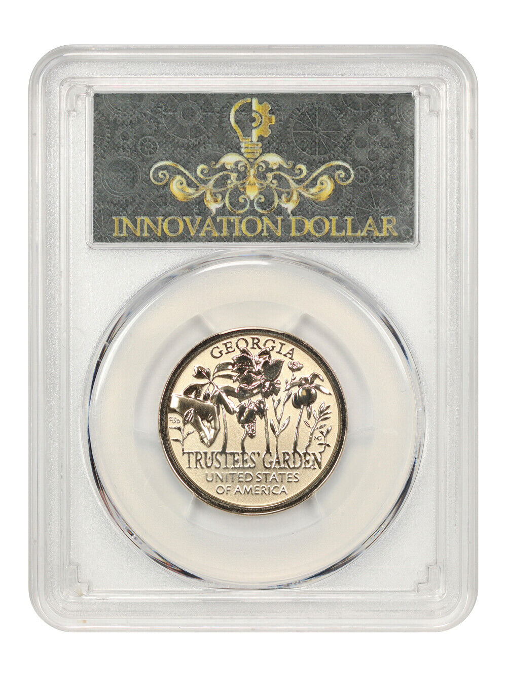 2019-S $1 Amer. Innovation PCGS PR69 (GA Trustees' Garden, Rev Proof, First Stri