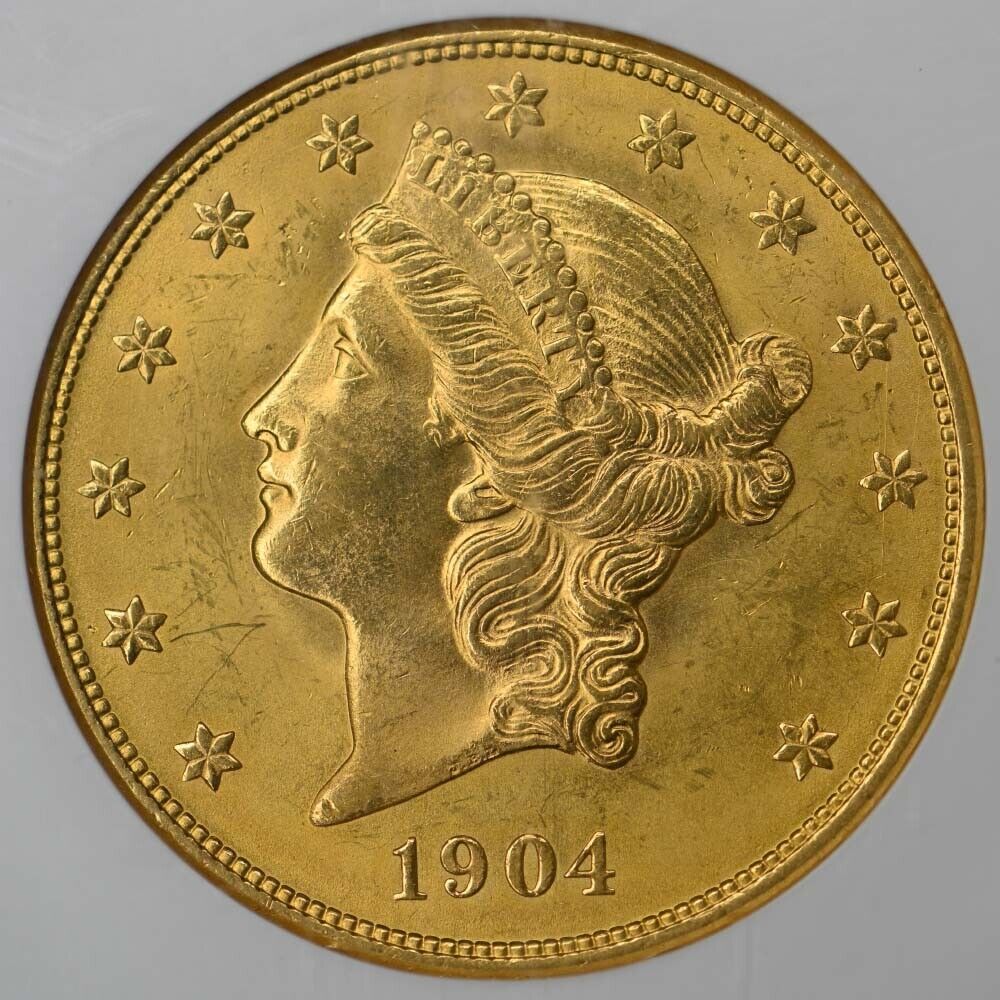 1904 Liberty Double Eagle Type 3 $20 NGC MS63