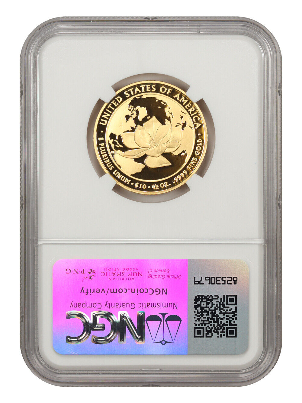 2015-W $10 Jacqueline Kennedy NGC PR70DCAM