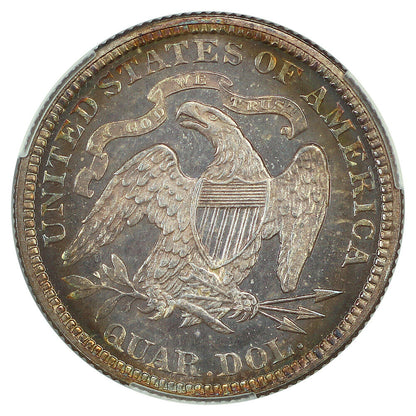 1876 25C CACG PR67+ ex: D.L. Hansen/Simpson - Liberty Seated Quarter