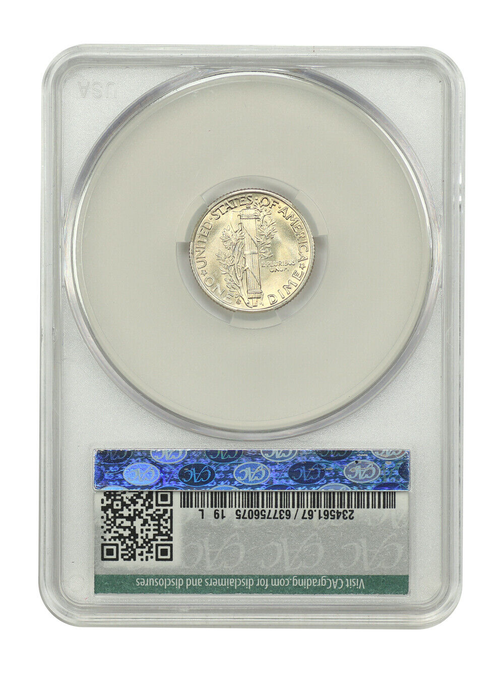 1937-S 10C CACG MS67 (DDO, FS-101) ex: D.L. Hansen - Mercury Dime