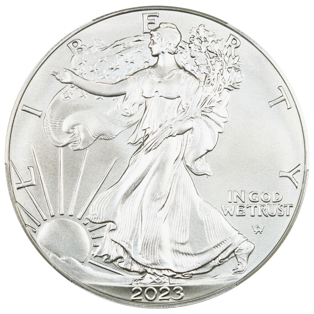 Roll of 2023 $1 Silver Eagle CACG MS69 (First Delivery, 20 Coins)