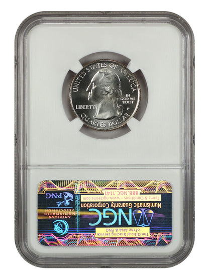 2013-P 25C Great Basin NP NGC MS68 - Type 1 - Clad