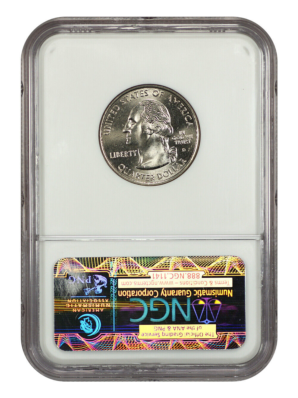 2001-D 25C North Carolina NGC MS67 - Washington 50 States Quarters