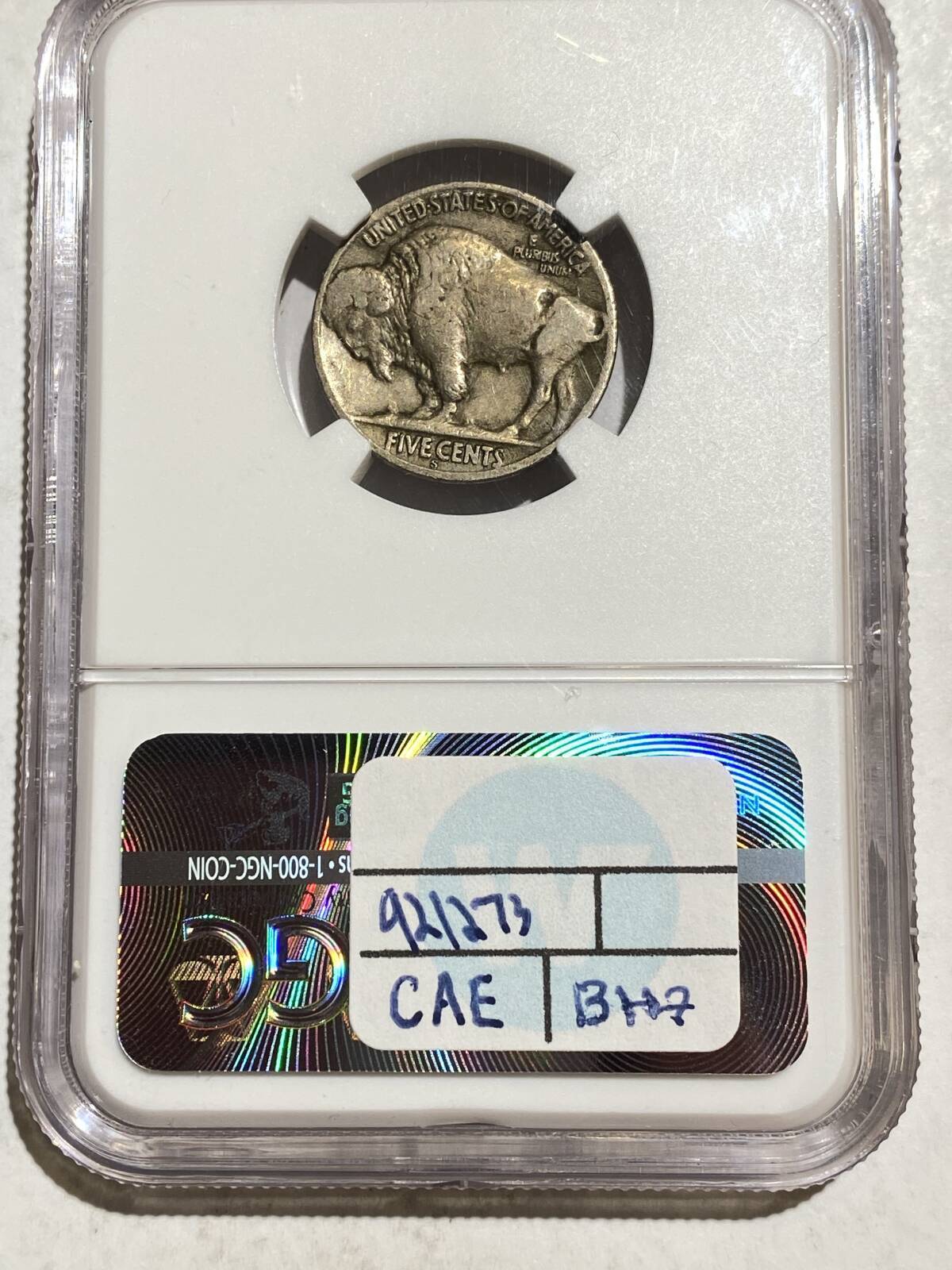 1919 S Indian Buffalo NGC VF-20