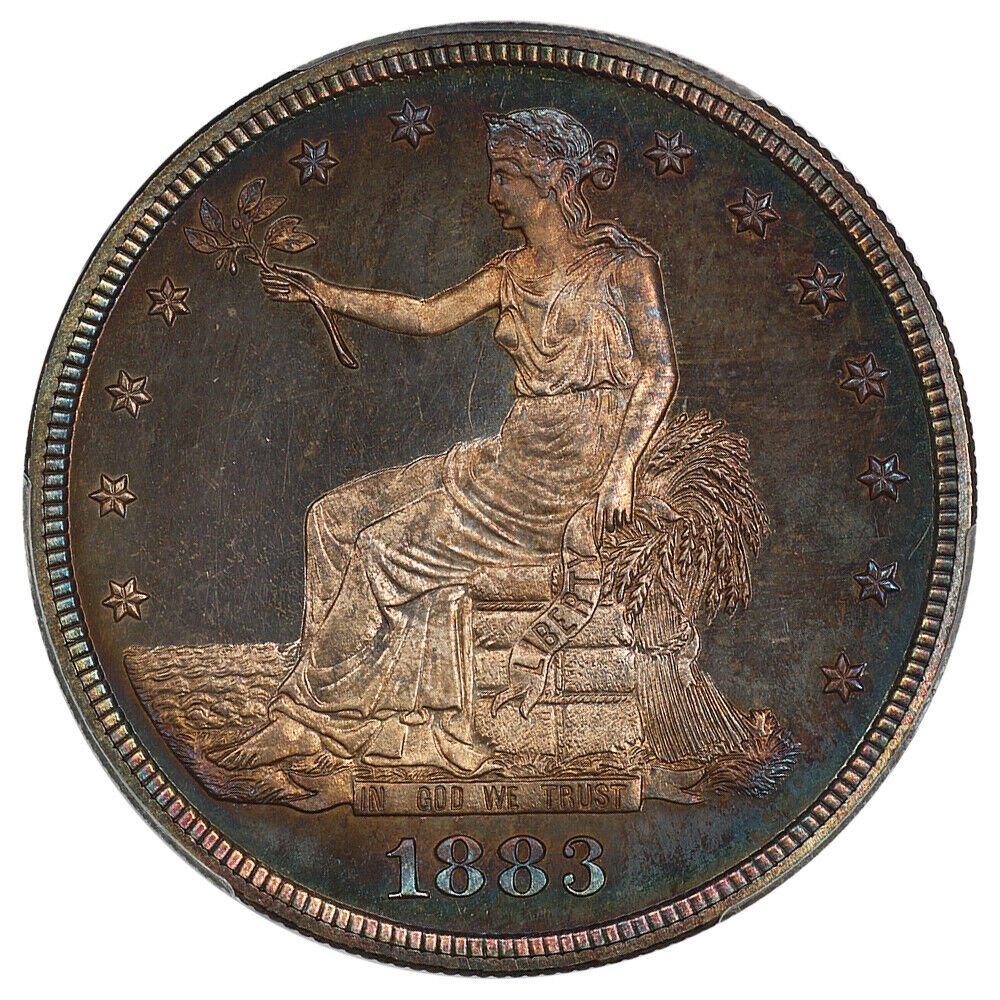 1883 Trade $1 PCGS/CAC Proof 66 CAM ex: D.L. Hansen