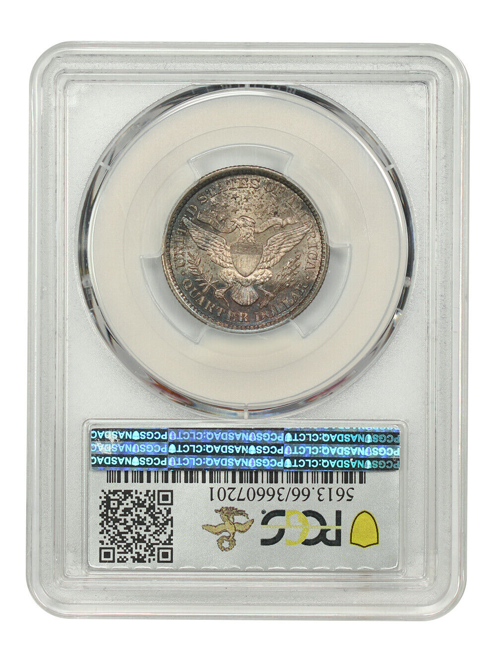 1896 25C PCGS MS66 ex: D.L. Hansen