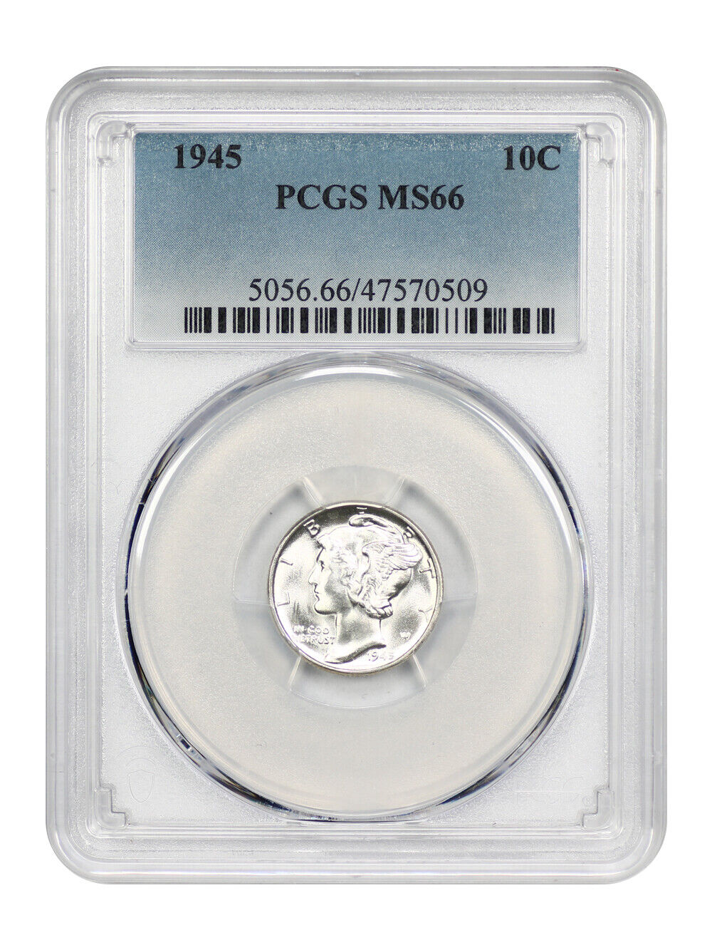 1945 10C PCGS MS66