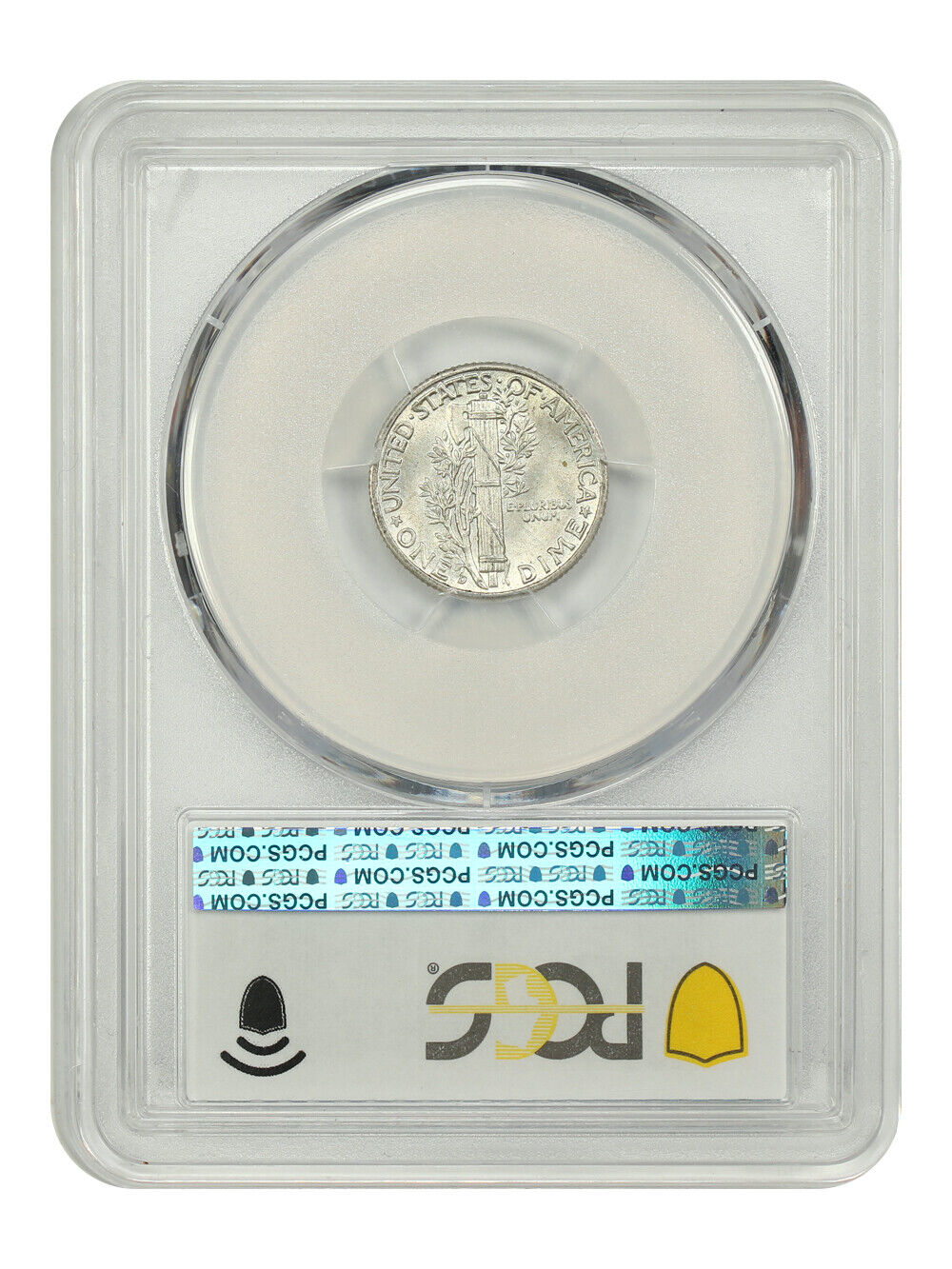 1942/1-D 10C PCGS MS63FB - Mercury Dime