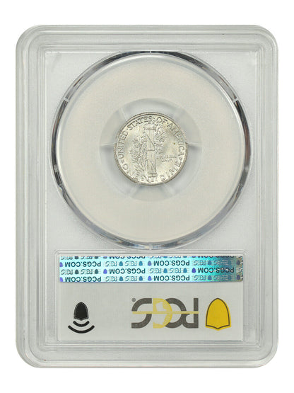 1942/1-D 10C PCGS MS63FB - Mercury Dime