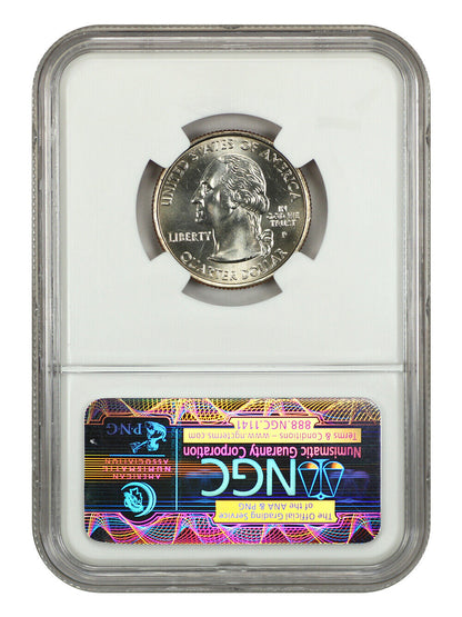 2004-P 25C Wisconsin NGC MS67 - Washington 50 States Quarters