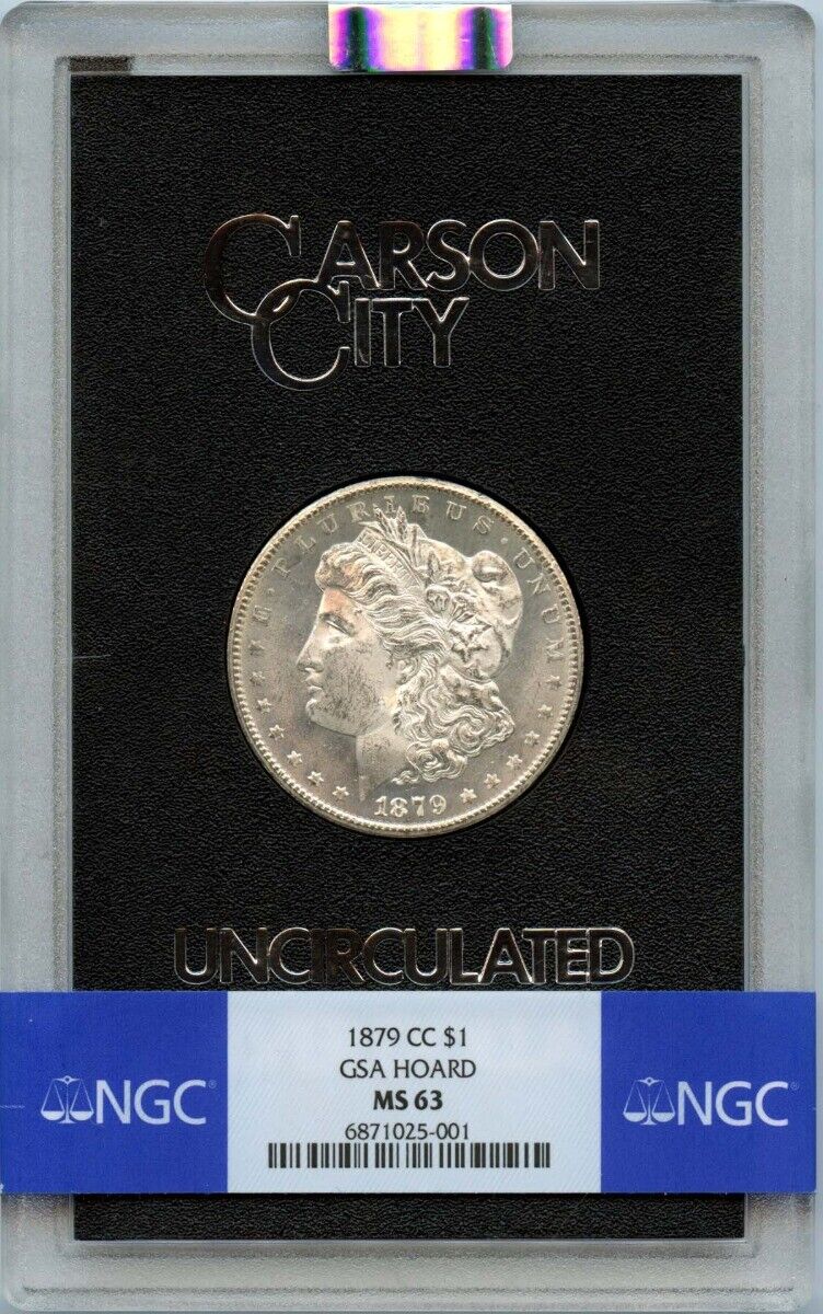 1879-CC Morgan Dollar GSA HOARD S$1 NGC MS63